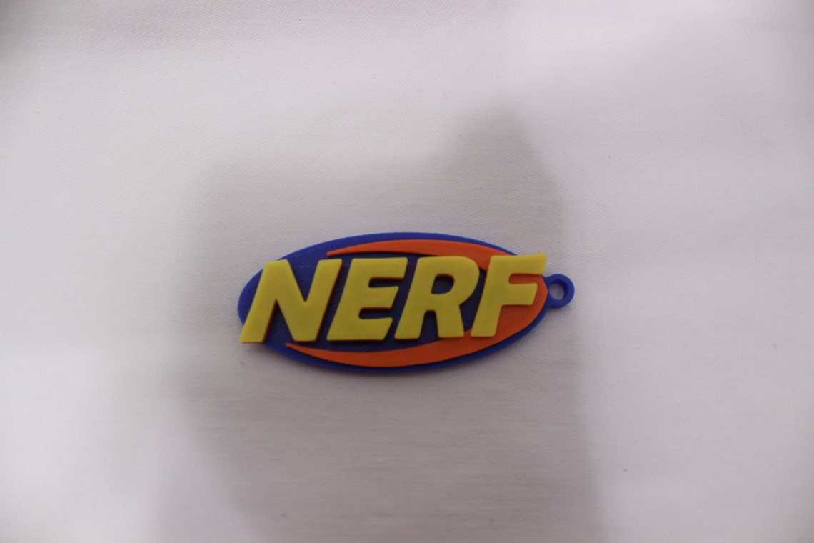 Nerf Keychain/blaster Ornament 3dprinted Etsy