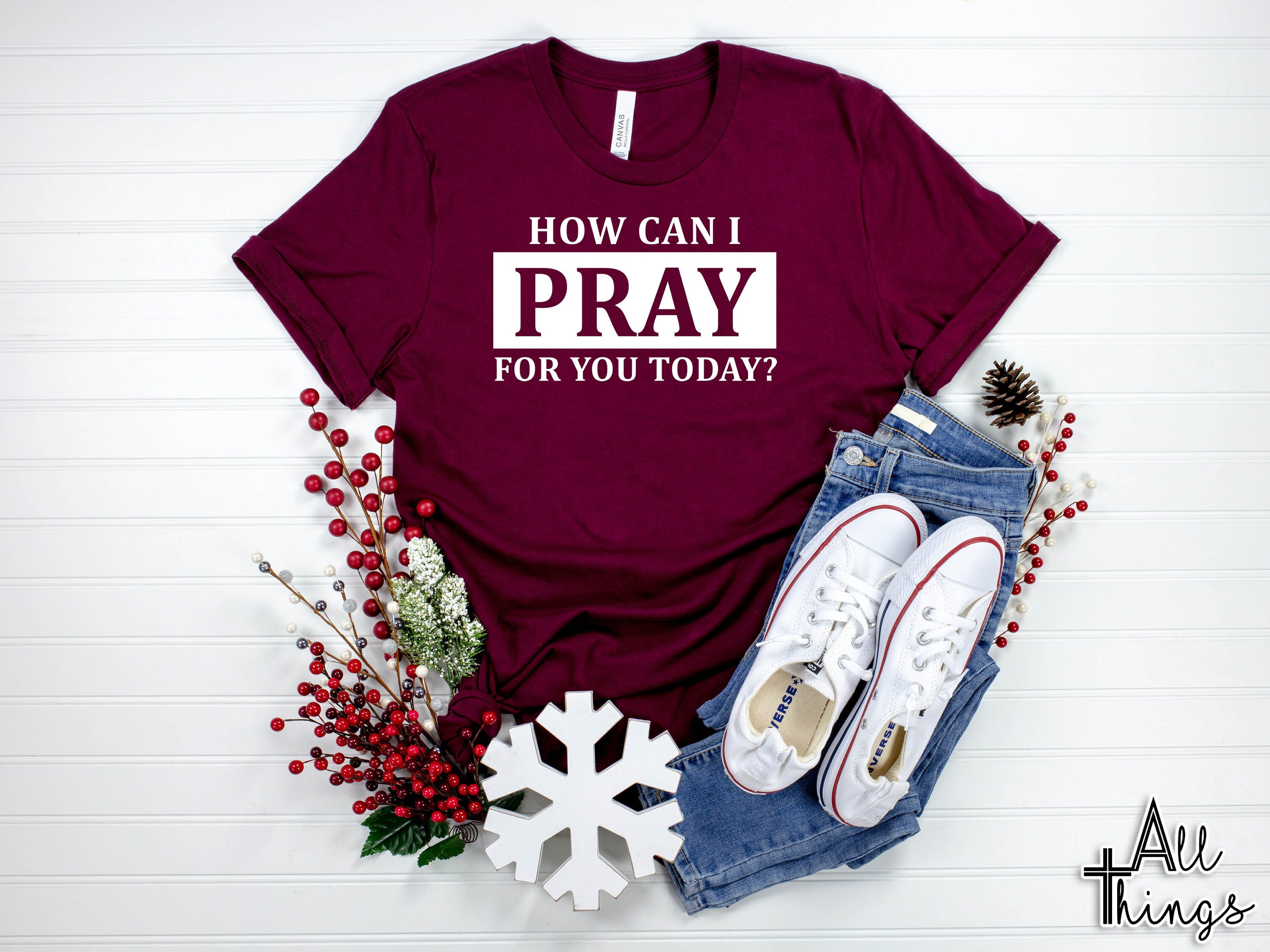 How Can I Pray for You T Shirt Christian Gift for Woman or Etsy