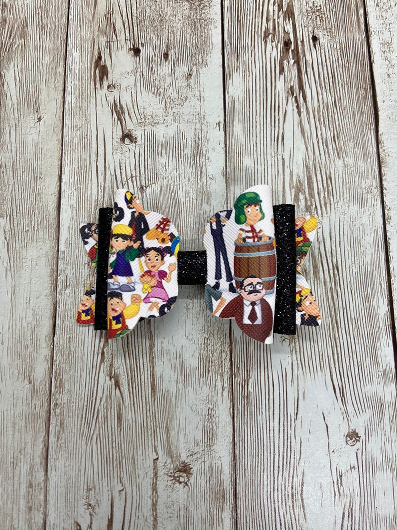 El chavo hair bow character bows chavo del ocho girls bows