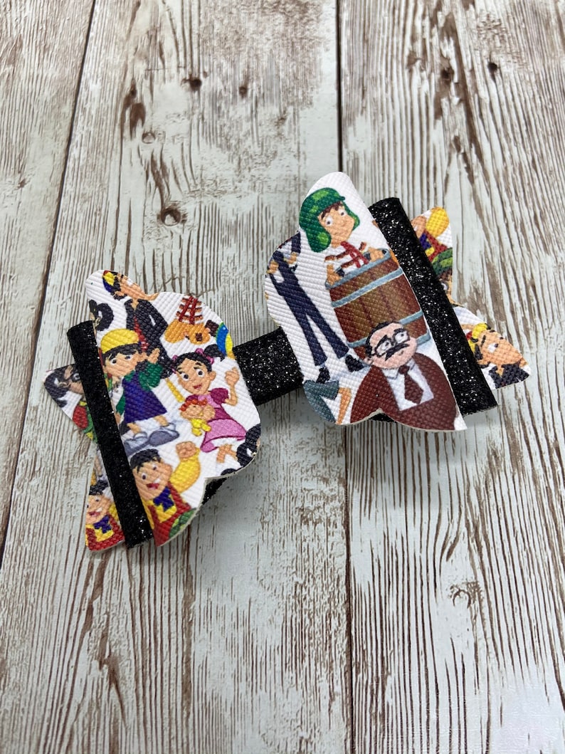 El chavo hair bow character bows chavo del ocho girls bows