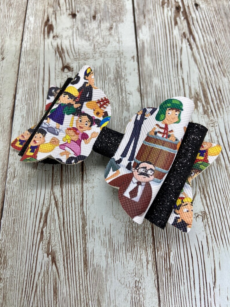 El chavo hair bow character bows chavo del ocho girls bows