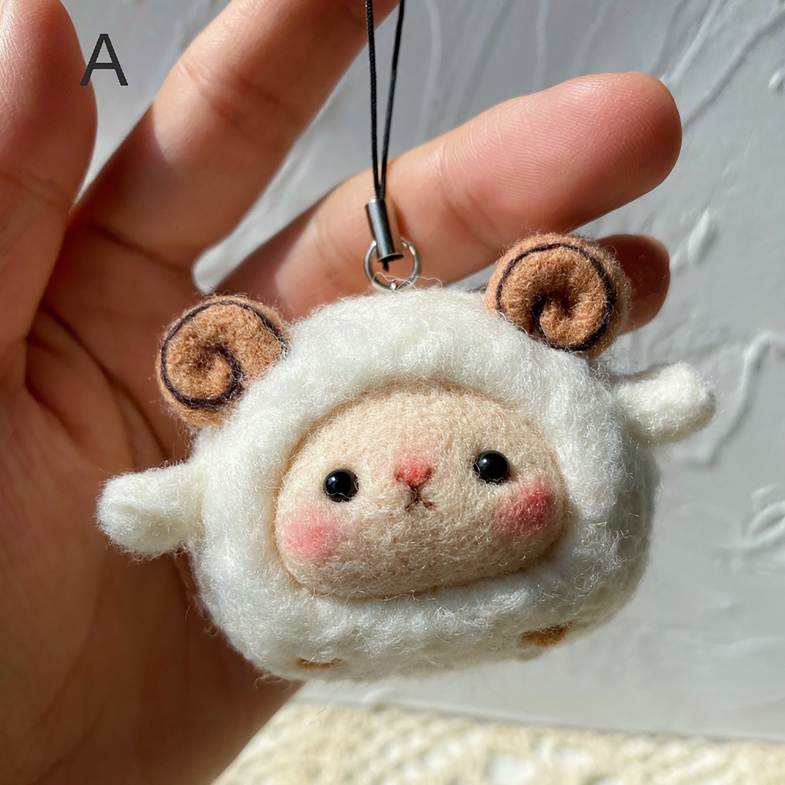 Needle Felt Sheep Kit Cute Sheep Felting Kit DIY Felting Etsy