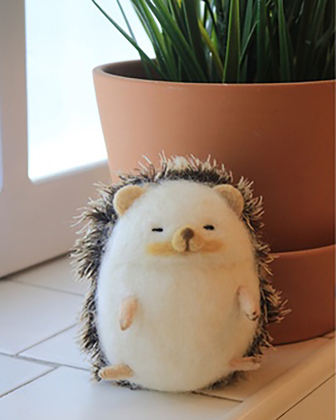 DIY Needle Felting Hedgehog KitFelting Wool DIY Craft Etsy