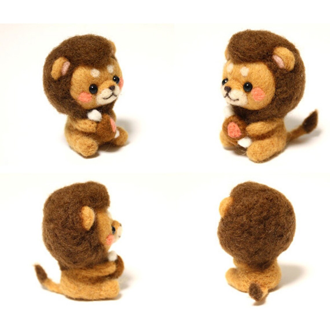 Needle Felted Lion KitFelting Lion Craft Decor KitDIY Etsy