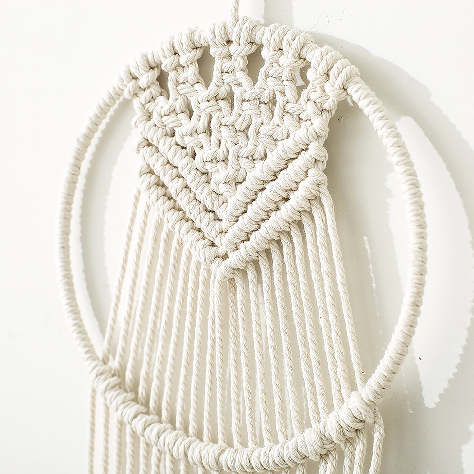 Macrame Wall Hanging Kit DIY Handmade Weaving Ornament Boho Etsy