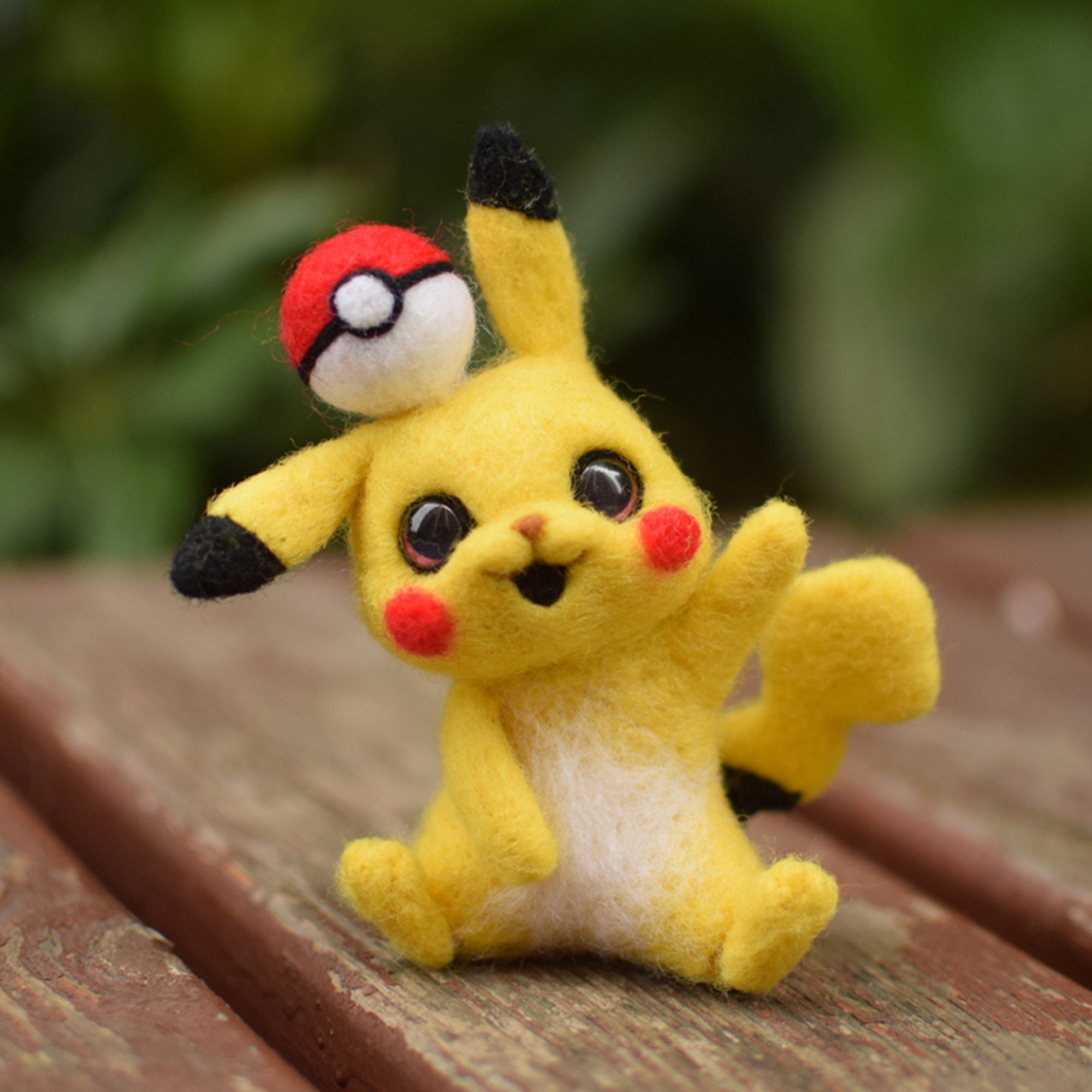 Pikachu Needle Felting KitMiniature Anime FigurineDIY Etsy