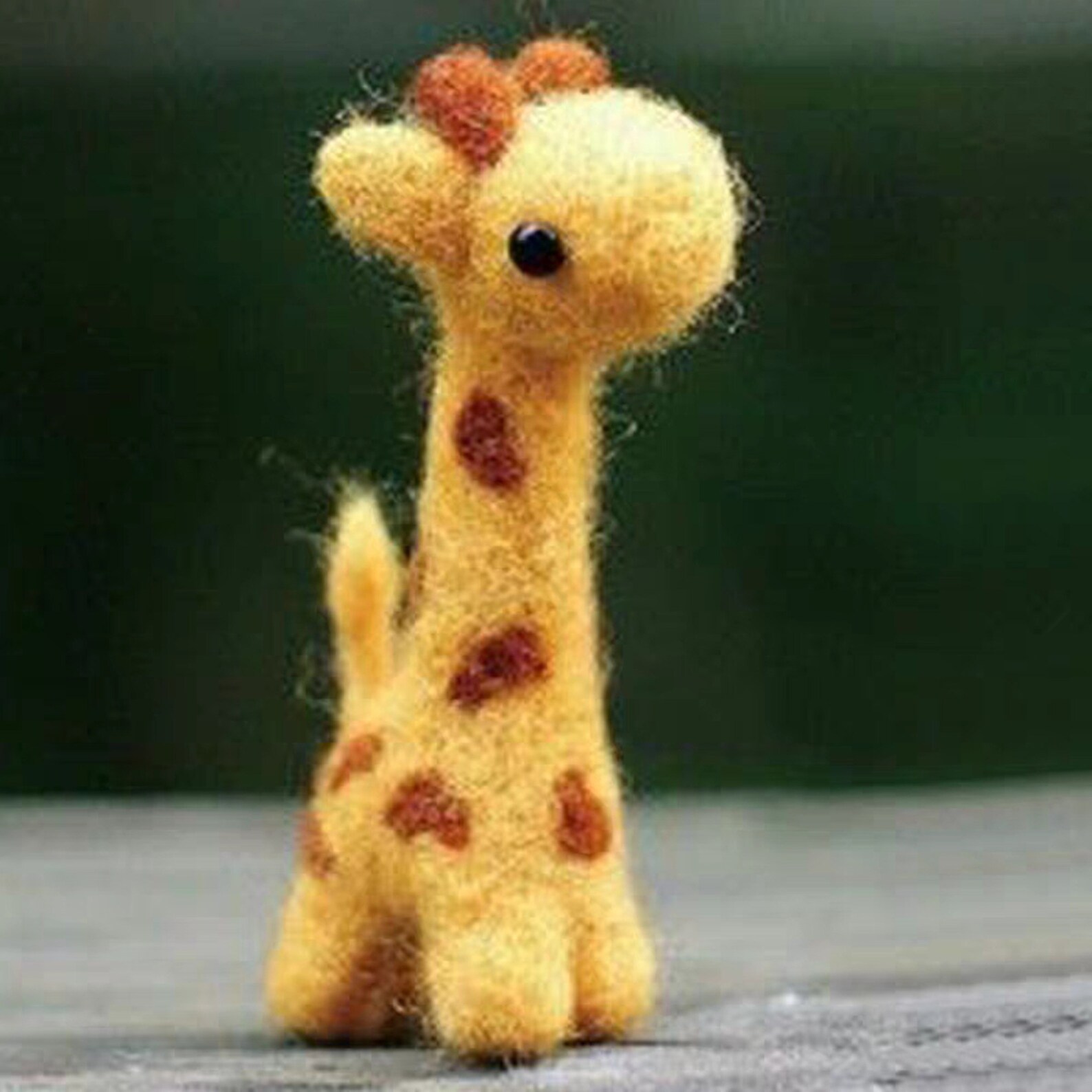 Felt Giraffe KitNeedle Felted Giraffe Basic KitFelting DIY Etsy