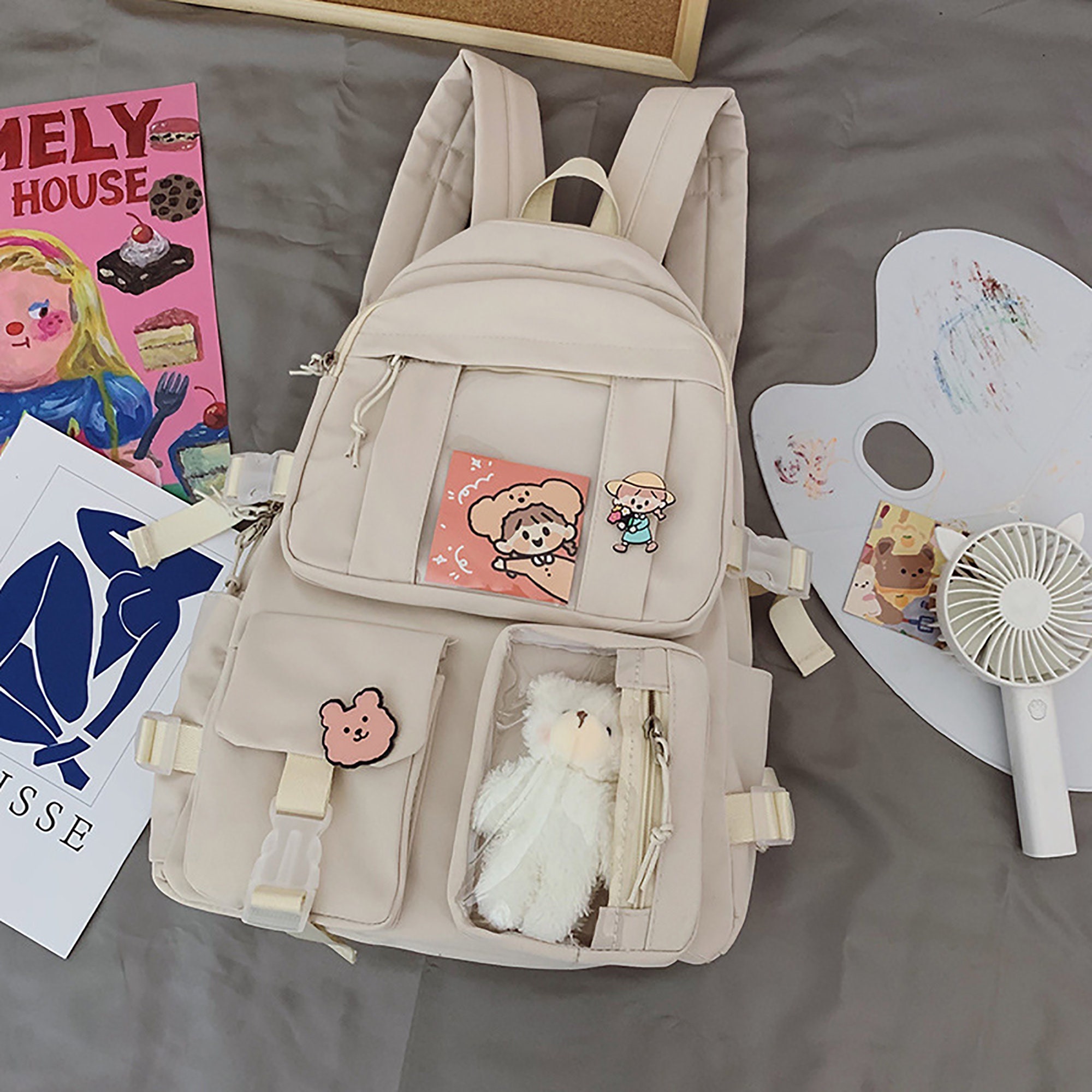 kawaii backpack pins