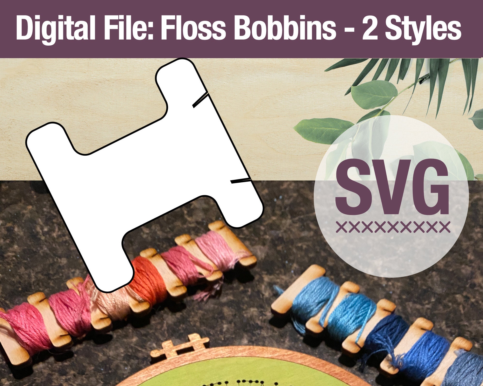 Laser Cut Bobbin Rack Sewing Thread Organizer SVG File Free Download 