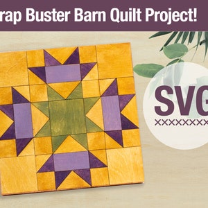 Farmhouse Decor Laser Cut File Connamara Quilt Pattern SVG