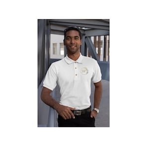 Custom Logo Polo with Embroidery for Business and Personal Needs.