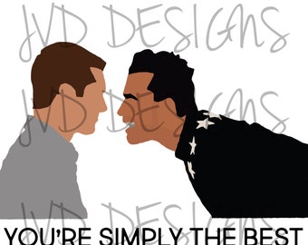 David Patrick Simply the Best Clipart Sticker PNG FILE