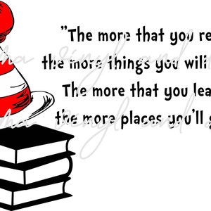 Dr. Seuss Read Quote png|jpeg|svg|dxf
