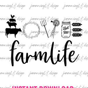 Liebe Farmleben | Sofortiger Download| SVG-Datei | PNG-Datei |