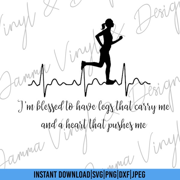 Runner Love|SVG File|Cutting File|Dxf|Png|Jpeg|Instant Download