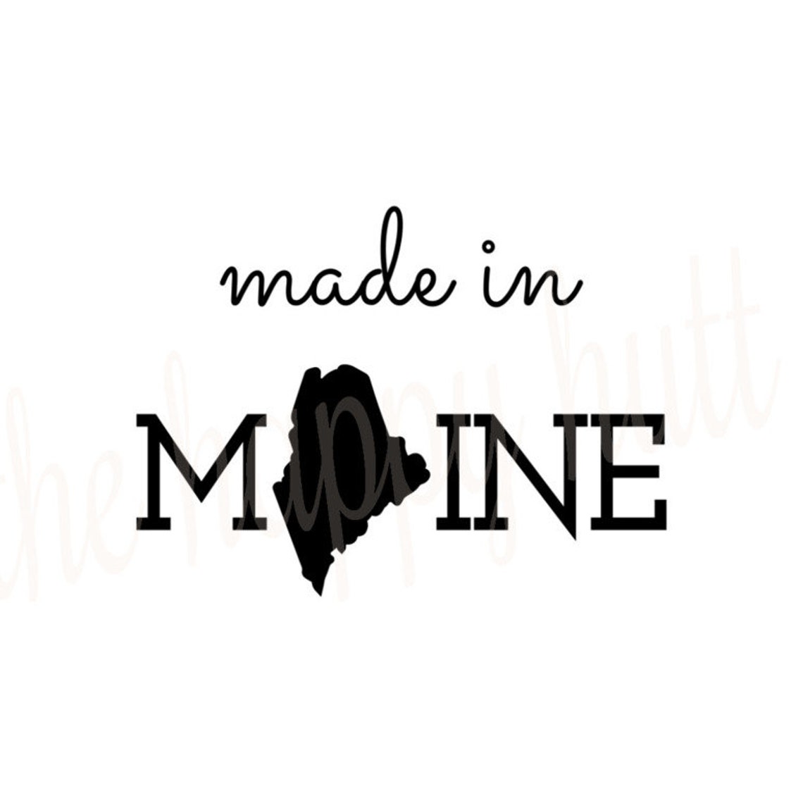 Maine, Instant Wall Art, Maine Home, Made in Maine, Printable, Jpeg ...