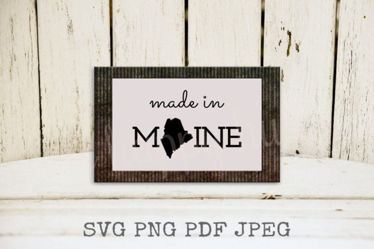 Maine Instant Wall Art Maine Home Made in Maine Printable - Etsy