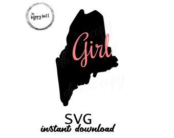 clip art clipart Maine girl svg svg files state svg 50 states state pride svg Maine Svg states svg Maine girl