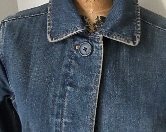 gap denim duster jacket