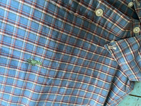 Size medium but trim s see pics for condition and measurement PREP /& PLAID Classic Pendleton prep red plaid subtle neutral blend