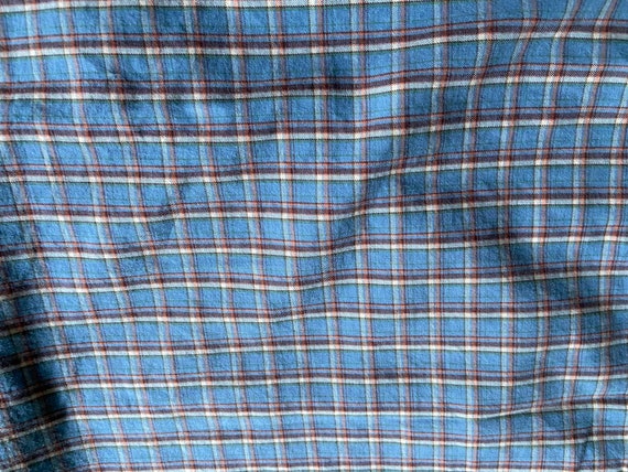 Size medium but trim s see pics for condition and measurement PREP /& PLAID Classic Pendleton prep red plaid subtle neutral blend