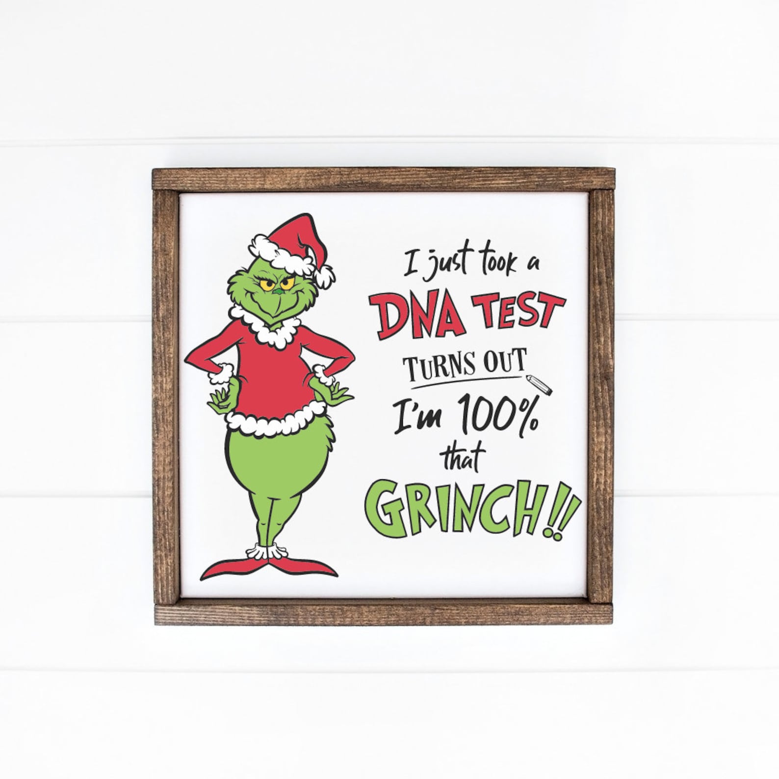 Turns Out Im A Genius Duelist I Just Took a DNA Test Turns Out I'm 100% That Grinch Wood - Etsy