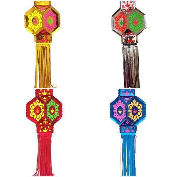 SALE | Diwali Aakash Kandil | Indian Lantern For Diwali | Diwali Decoration | DIY Kit | Goodu Deepa | Wedding Décor | Deepawali Light