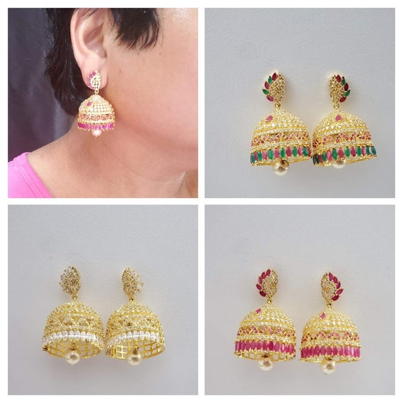 Earring, One Gram Gold Jhumki,... - Golden Collections | Facebook