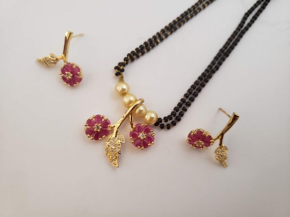 Mangalsutra Black Beads Pustelu Minnu 