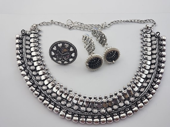Navratri special oxidised best sale jewellery