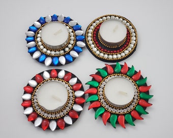 Floating Diya | Floating Tea Light Candle | Center table Piece | Gift | Spiritual | Puja Item | Handcrafted |