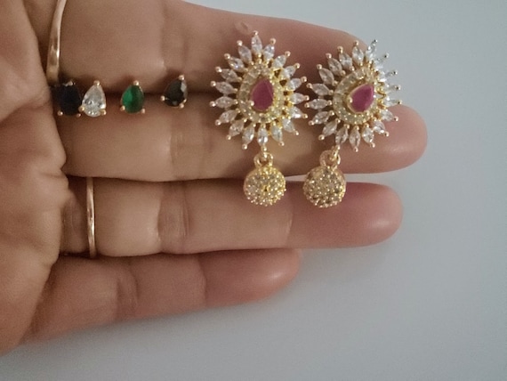 Update more than 60 changeable earrings online india latest