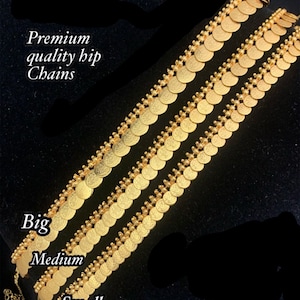 Shiny Gold Finish Vaddanam | Adult Waist Belt |Kamarpatta | Indian Waist Belt |Temple Jewelry |South Indian Wedding Jewelry| Sari Saree Belt
