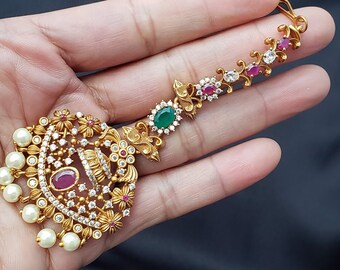 New Indian jewellery Diamond Side Tikka for Bridal & Wedding Ref T0003 New Indian jewellery Diamond Side Tikka for Bridal & Wedding Ref T0003