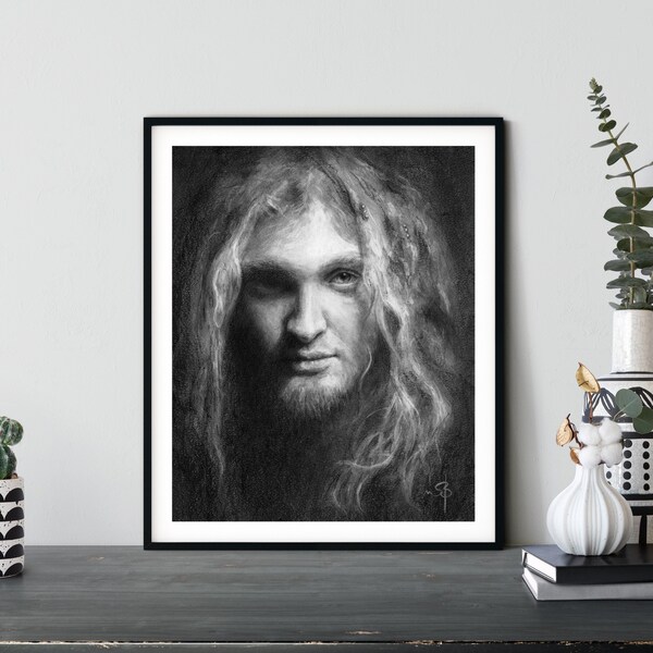 Layne Staley Drawing Etsy
