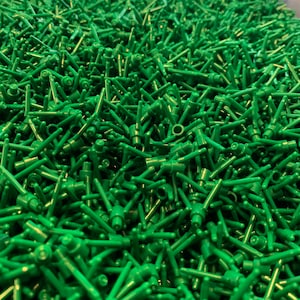 LEGO 1x1 Grass - 24855 - Choose Color and Quantity - Grass Green Reddish Brown