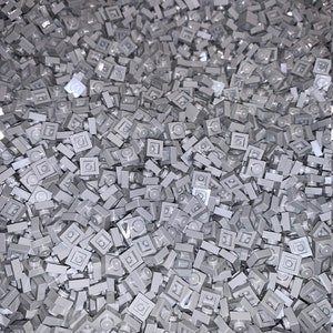 LEGO 1x1 Plates - 3024 - Choose Color and Quantity - Gray Black