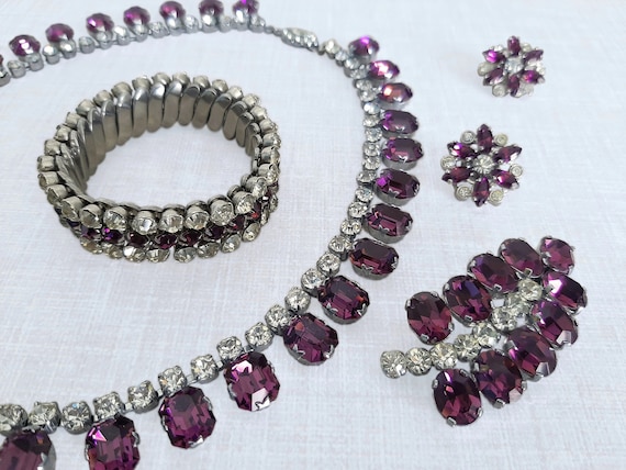 Vintage Four Piece Jewellery Set, 1960s Four Piec… - image 1