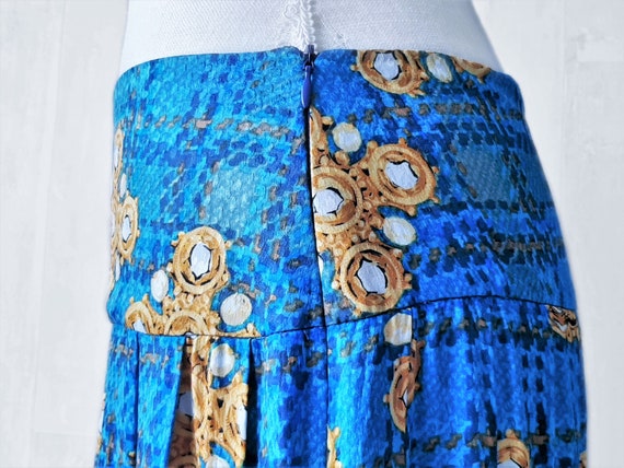 Stunning Pleated Designer Skirt, Silk Designer Sk… - image 7