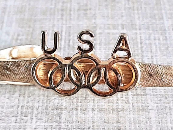 USA Team Olympic Cufflinks, 70s Olympic Games Cuf… - image 8