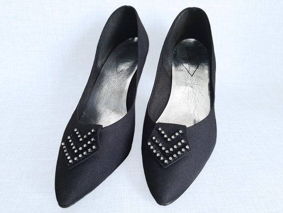 1980s Stiletto Shoes, St Michael Stiletto Shoes, P