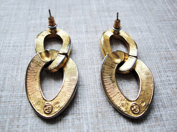 Bergdorf Goodman Enamel Earrings, BG Enamel Earri… - image 5
