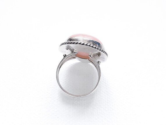 Pretty Rhodonite Statement Ring, 925 Rhodonite Ri… - image 3