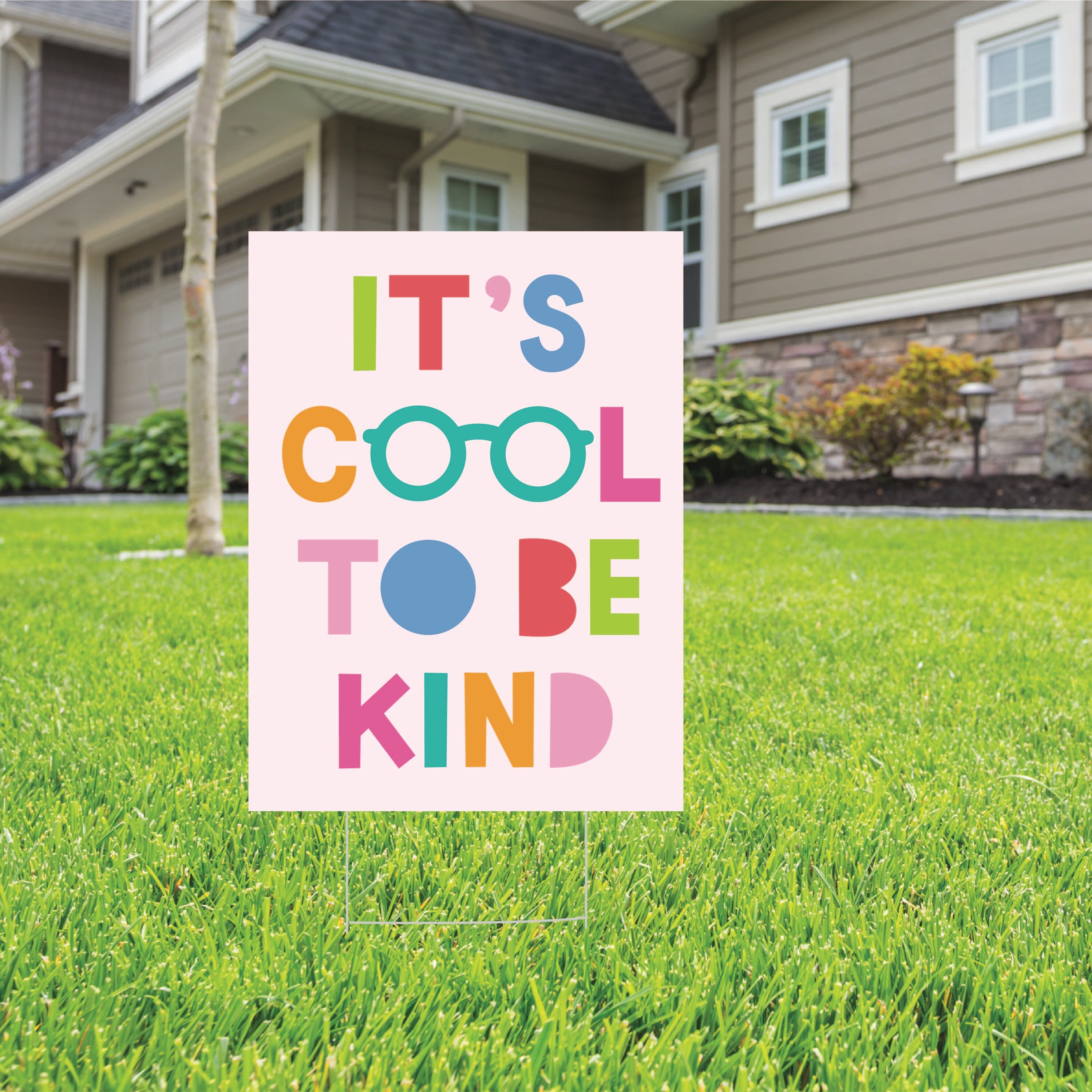 It's Cool to be Kind Yard Sign Be Kind Yard Signs Etsy