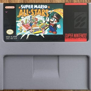 Super Mario All-Stars - SNES Nintendo Game Authentic!