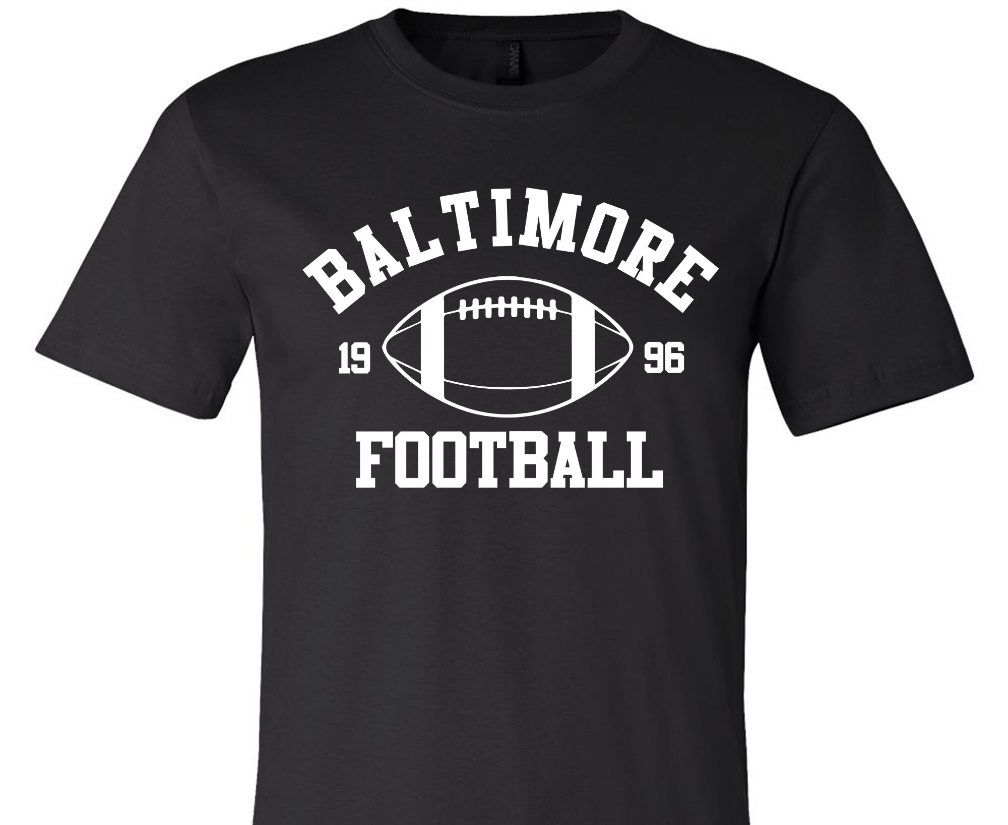 Baltimore Football Tshirt Baltimore Football Tee Etsy