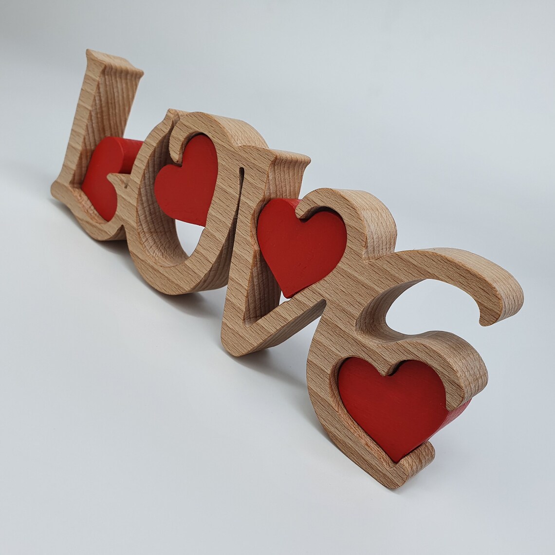 Love and Heart Scroll Saw Pattern Etsy UK