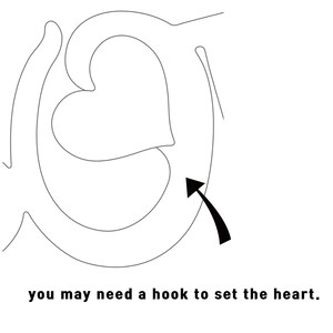 love and Heart scroll saw pattern image 5