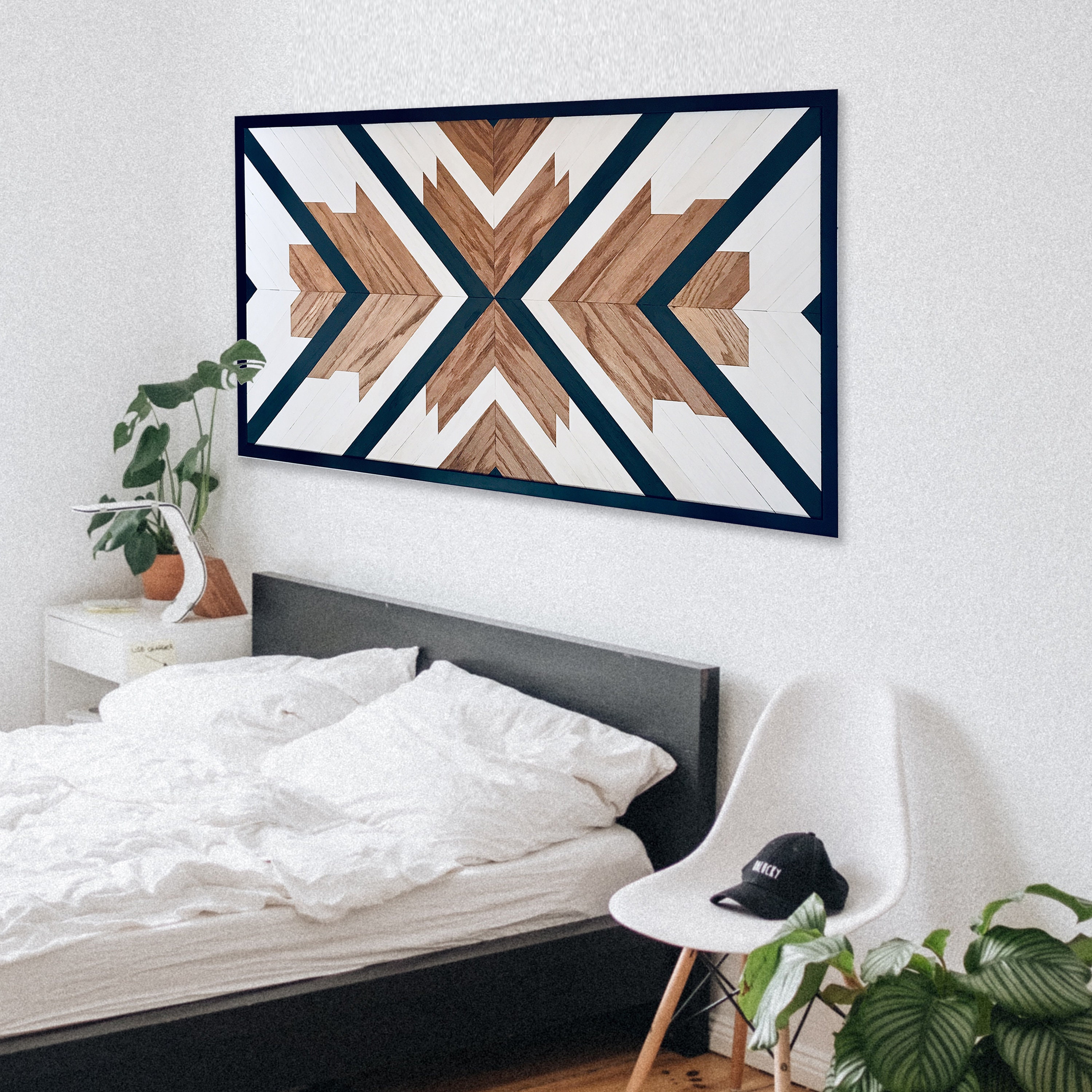 Home & Living Large Wood Wall Panels Wooden wall art Mountains Wood