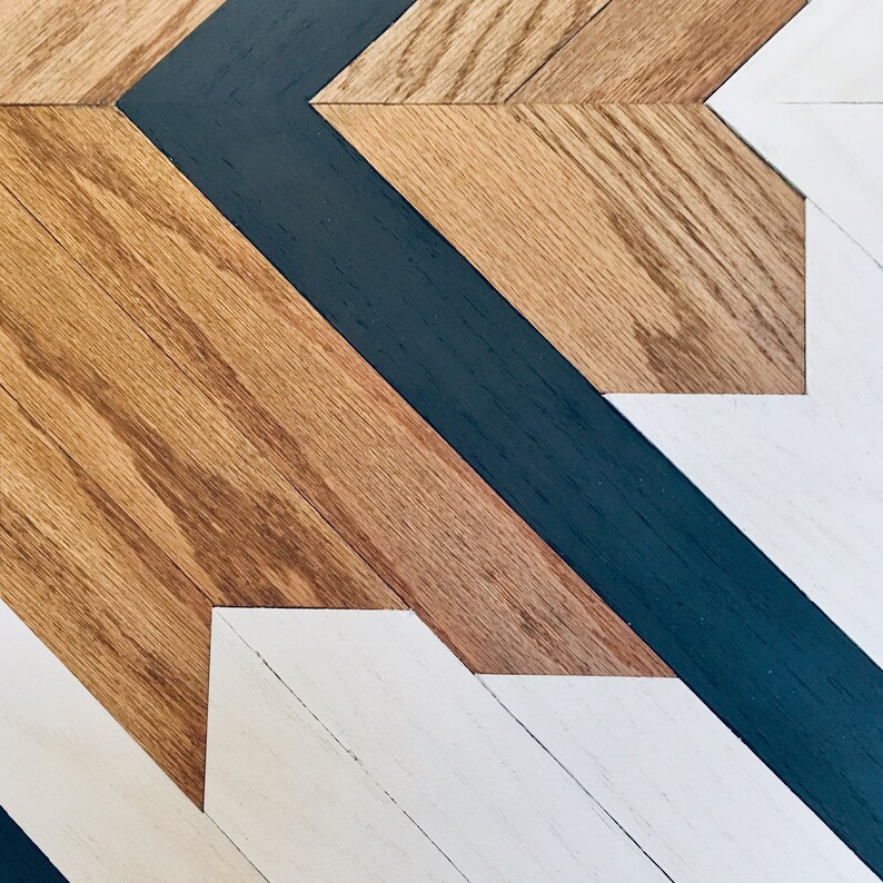 Brixon Geometric Wood Wall Art Wood Wall Art Reclaimed Wood Etsy